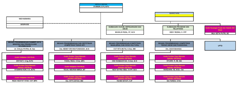 Bagan Struktur Organisasi Jurnal Aceh